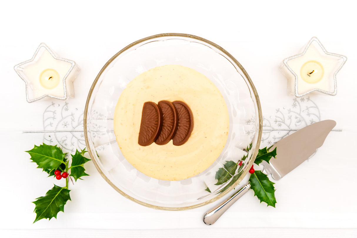 Small Chocolate Orange Homemade Cheesecake