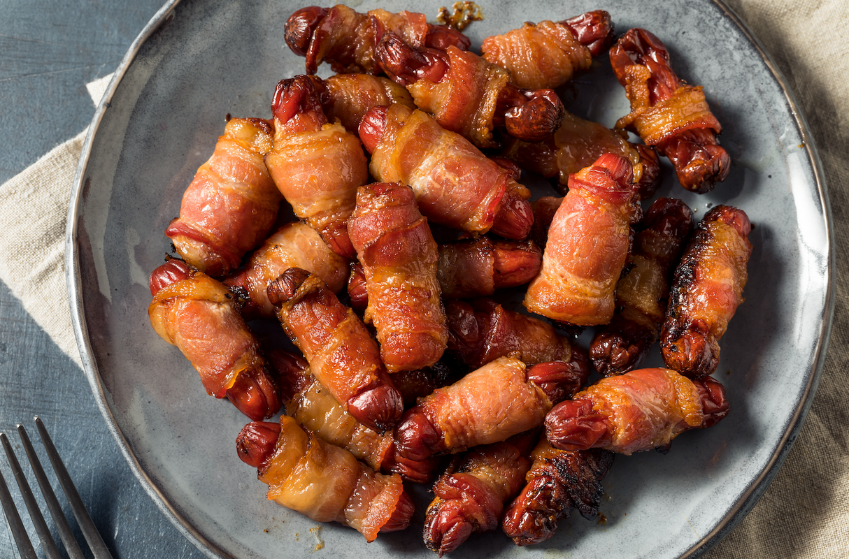 Bacon & Chipolata Rolls / Pigs in Blankets (10)