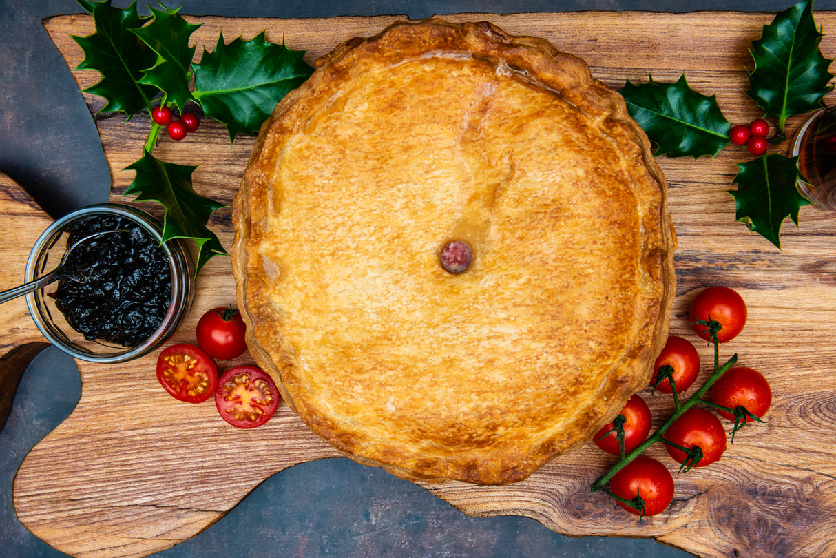 Large Homemade Pork Pie (10 inch round)
